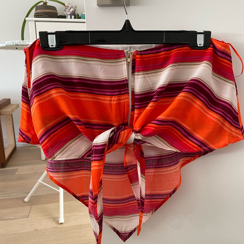 Strapless summer top